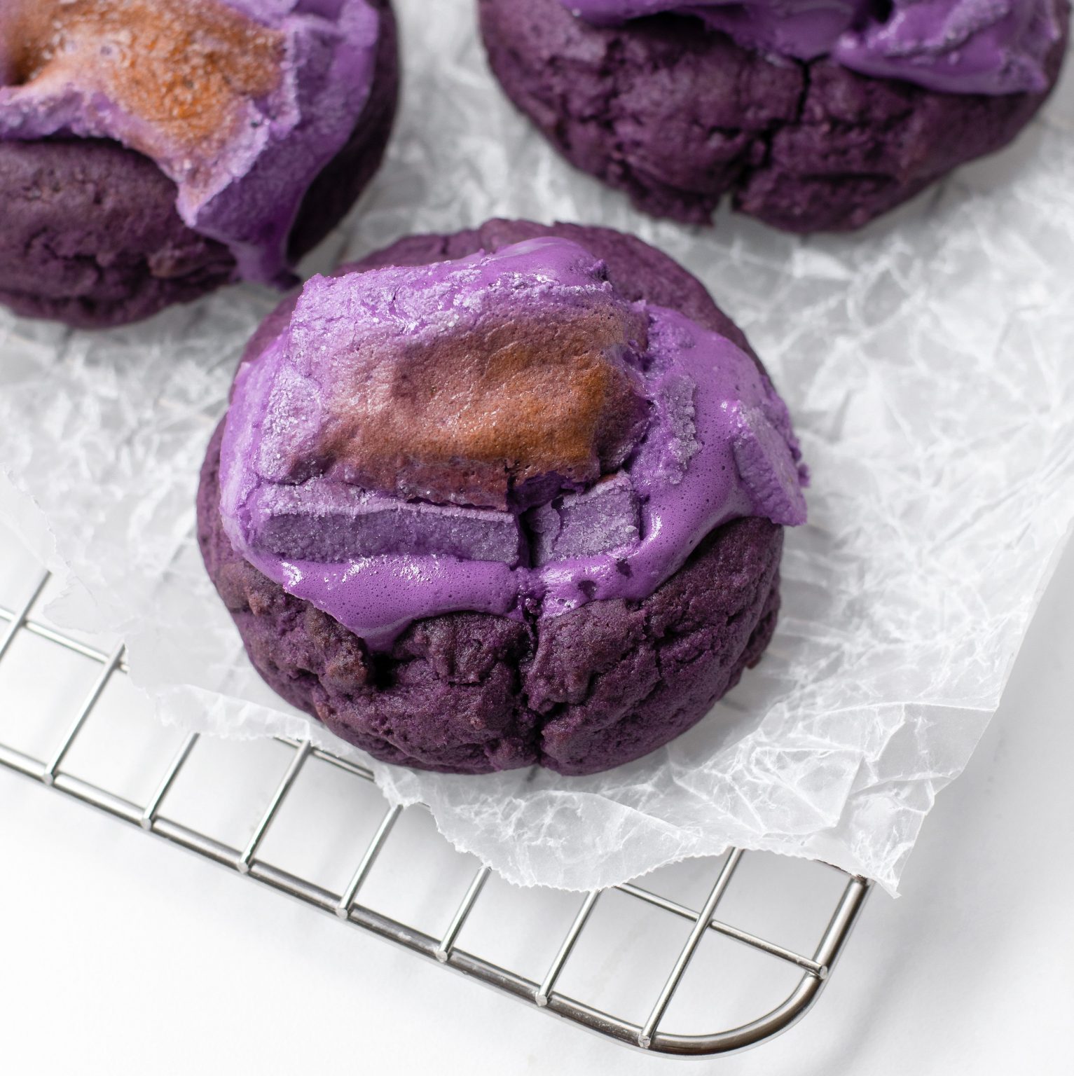 Ube Marshmallow Cookies Bites by Bianca