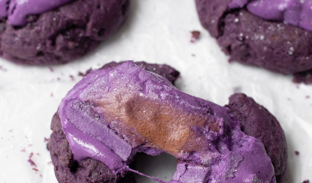 Ube Marshmallow Cookies Bites by Bianca