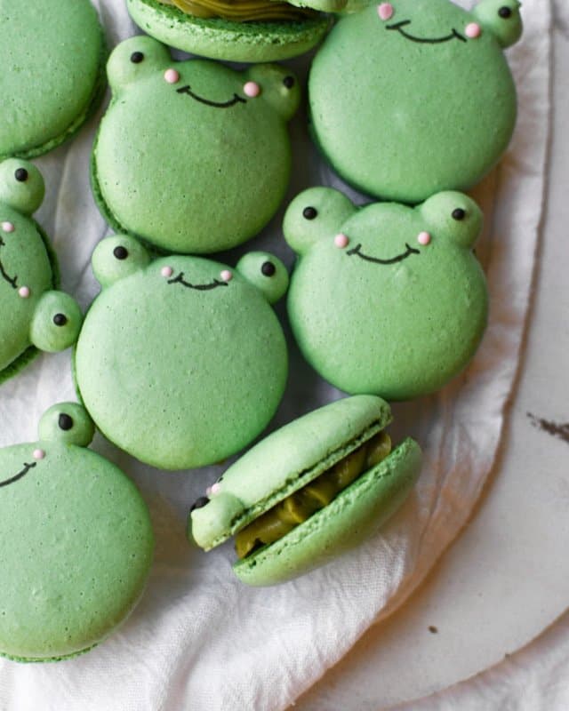 froggie macarons