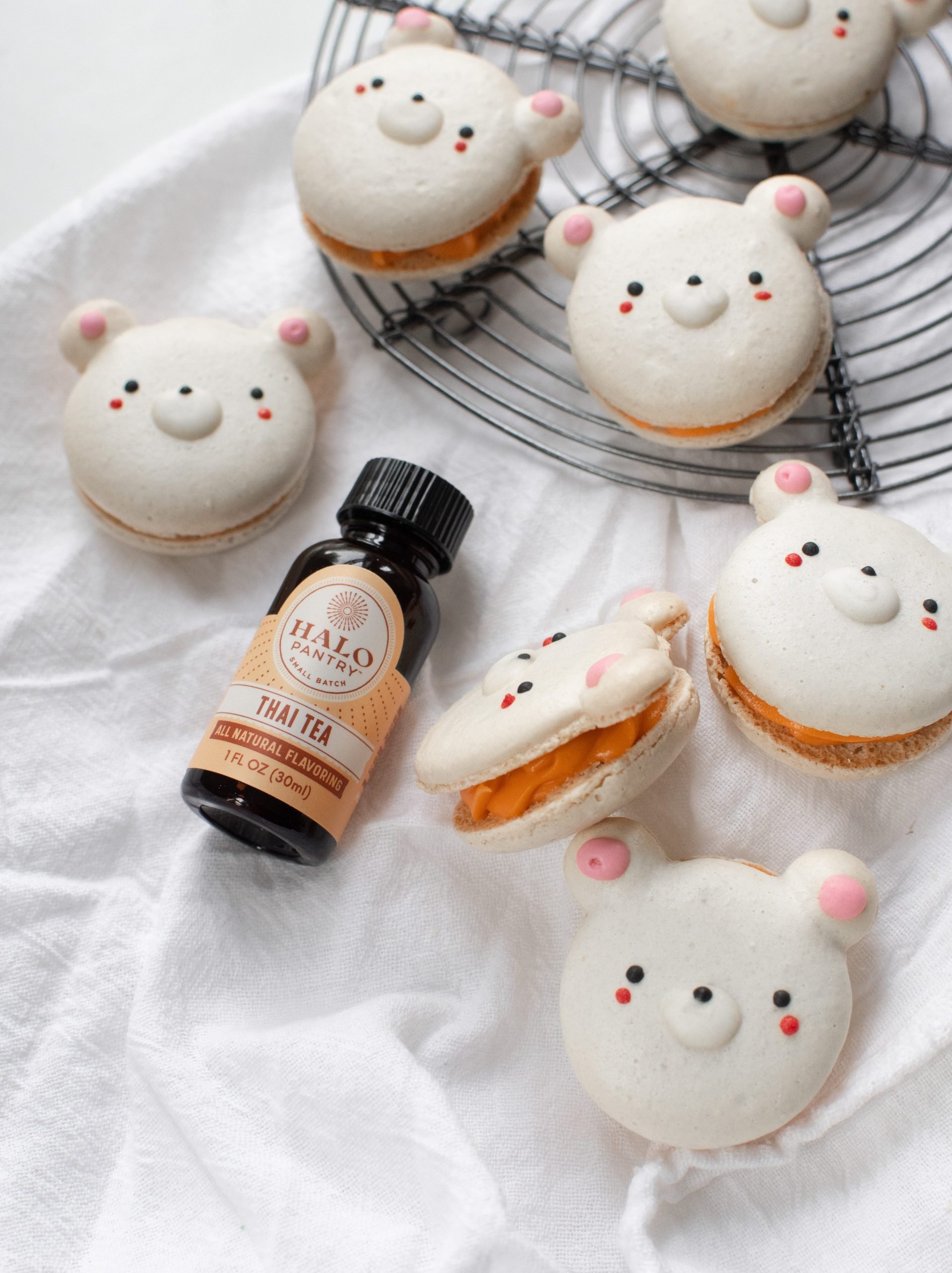 Cute Bear Macaron Silicone Baking Mat