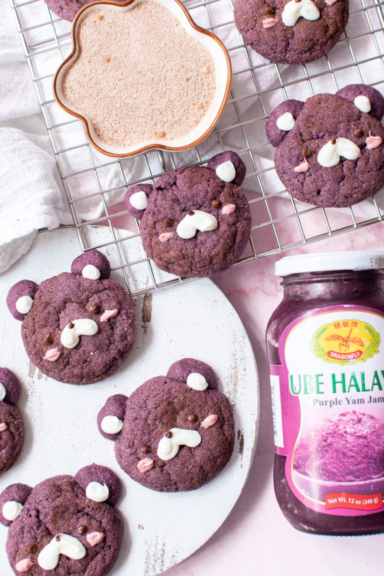 Cute Ube Snickerdoodles