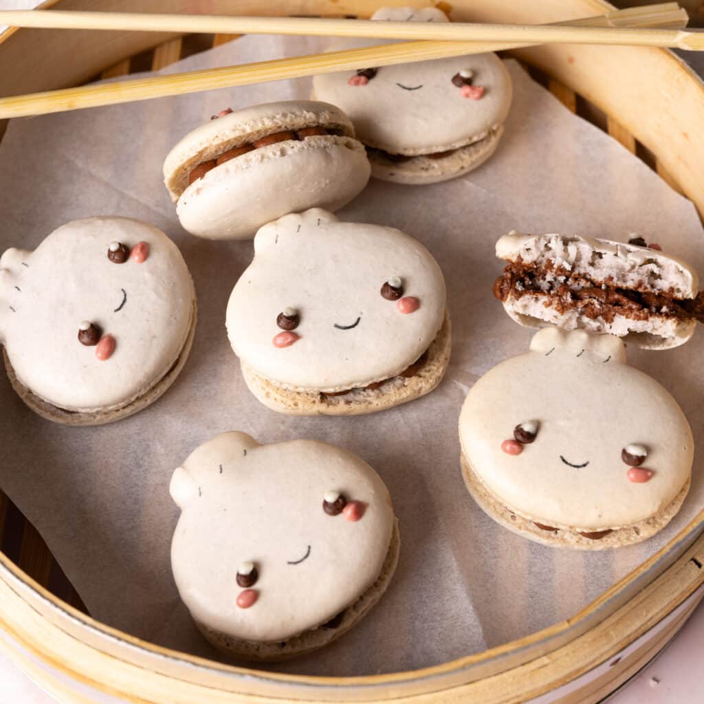 Cute chocolate dumplings. shot using my new food photography gear, Canon EOS R6 MII and 50 mm f/1.8 lens.