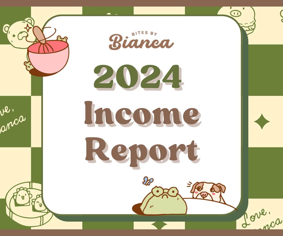 Graphic saying 2024 Income Report