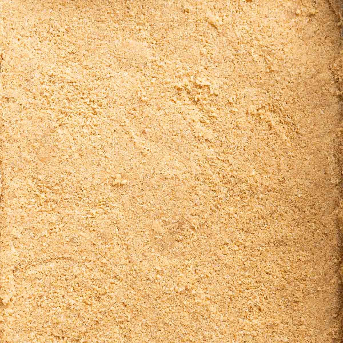 No bake graham cracker crust pressed into a pan.