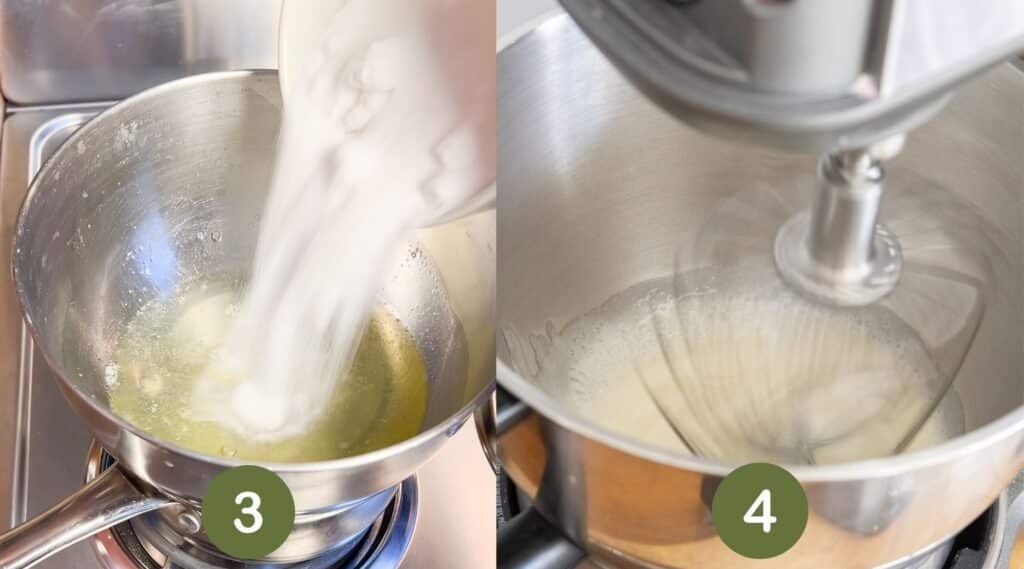 Making Swiss Meringue