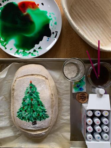 Painted Christmas Tree